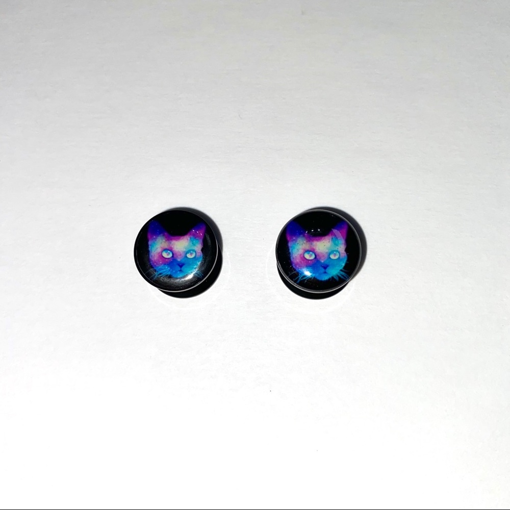 Cat Ear Gauge Plugs, (12mm)